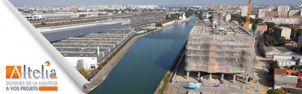 Les Magasins Généraux de Pantin et le Canal de l'Ourcq